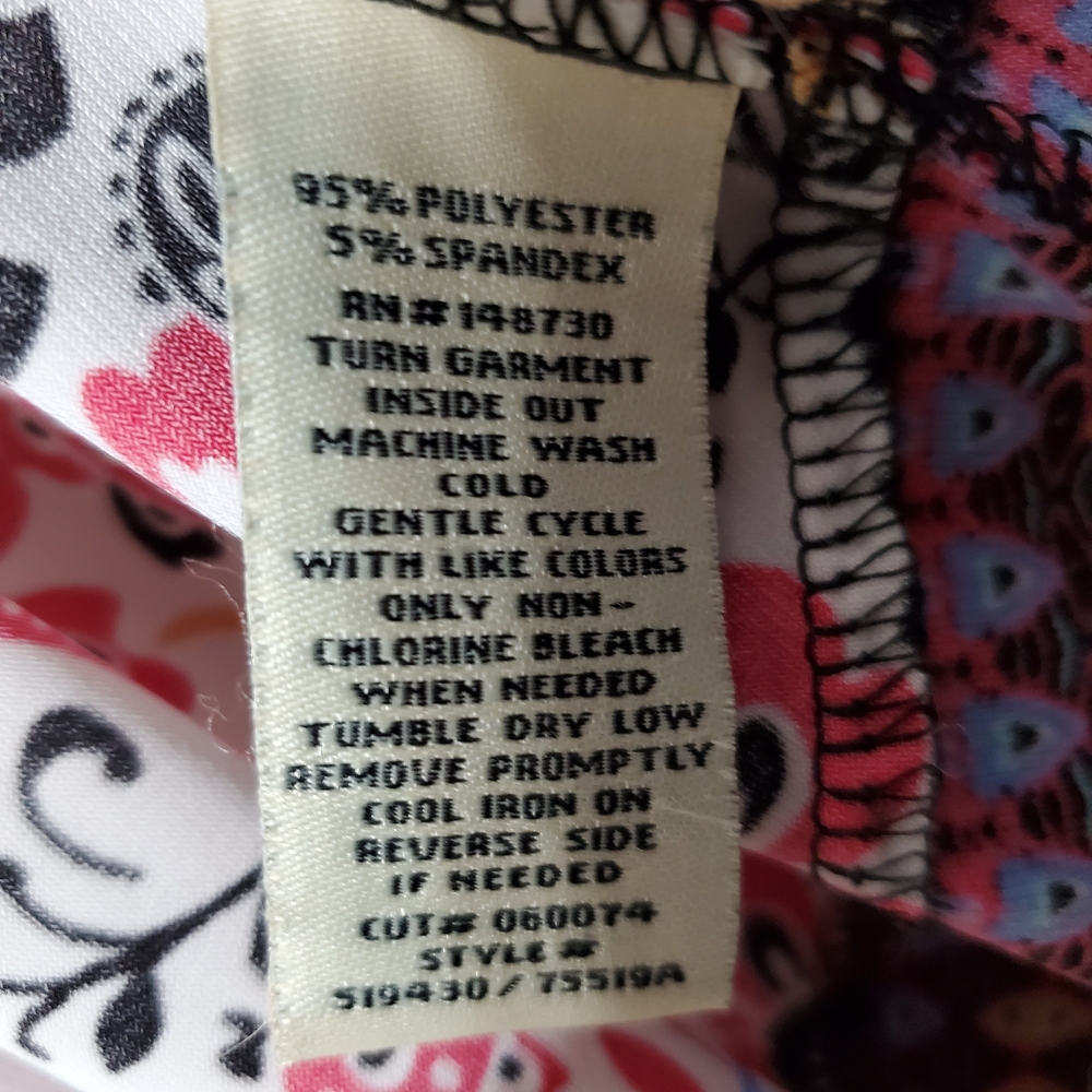 Beige by eci Asymmetrical Paisley Dress - Multicolor Cold Shoulder Size Large - Picture 6 of 6